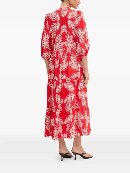 Rochie midi Lola_casademunt cu imagine roșu