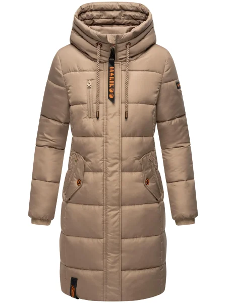 MARIKOO Palton de iarnă Yuikoo taupe gri