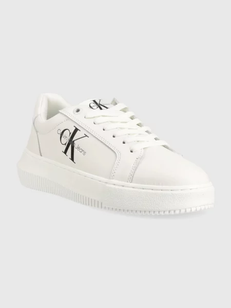 Sneakersy Calvin Klein Jeans białe