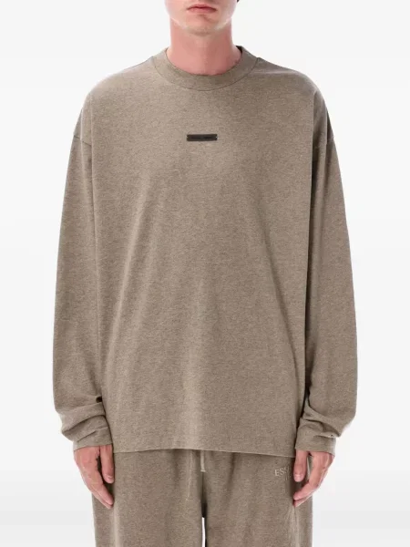 Tricou Fear Of God Essentials lung maro