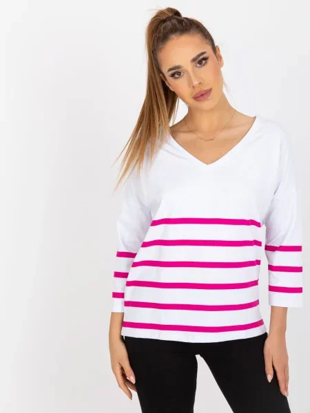 Bluză Fashionhunters alb