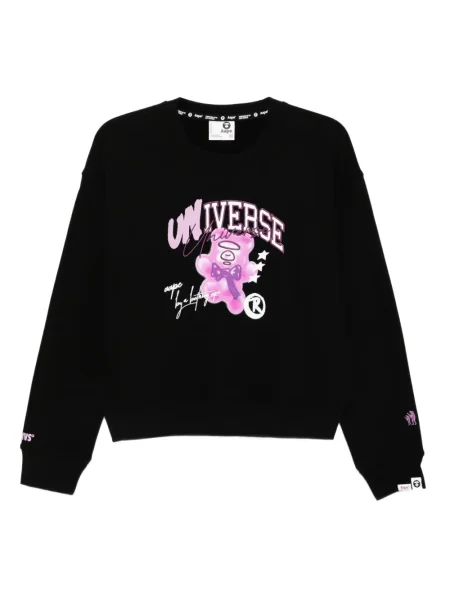 Bluza Aape By A Bathing Ape z nadrukiem czarna