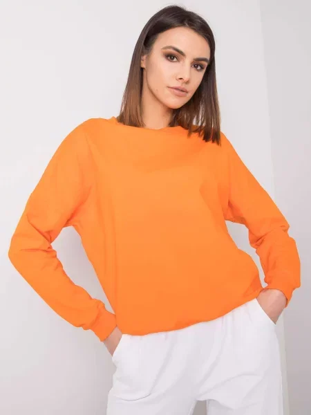 Hanorac cu glugă Fashionhunters portocaliu