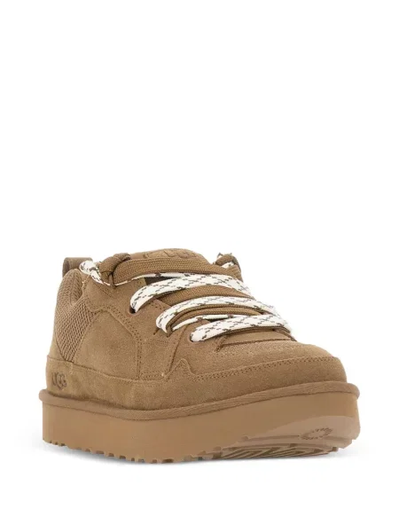 Sneakerși Ugg din piele de căprioară maro