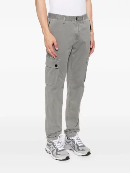 Pantaloni cargo Stone Island cu strasuri gri