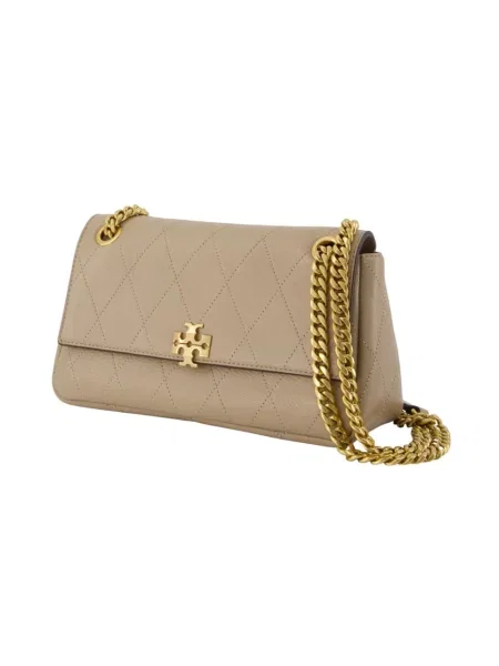 Torebka Tory Burch skórzana beżowa