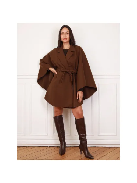 Palton La Modeuse maro