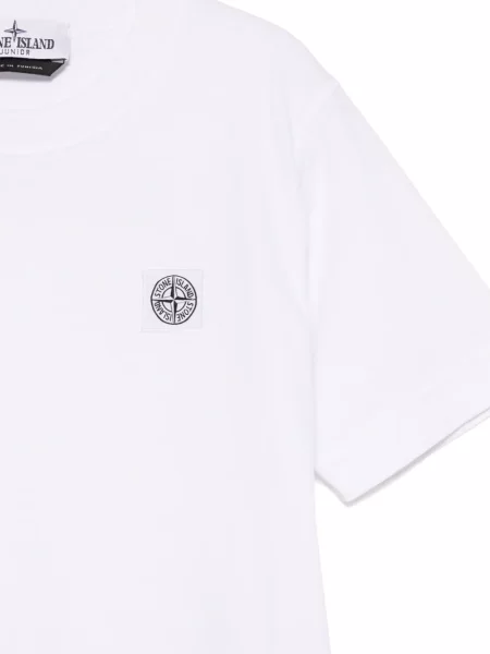 Koszulka dziecięca Stone Island biała