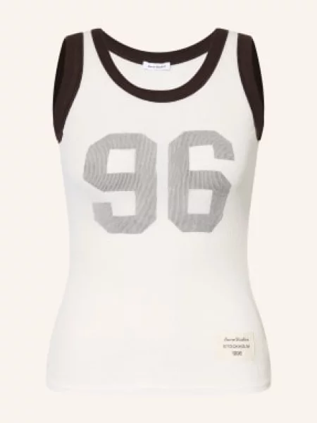Top Acne Studios bílý