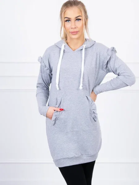 Rochie Kesi cu glugă cu volane de costum