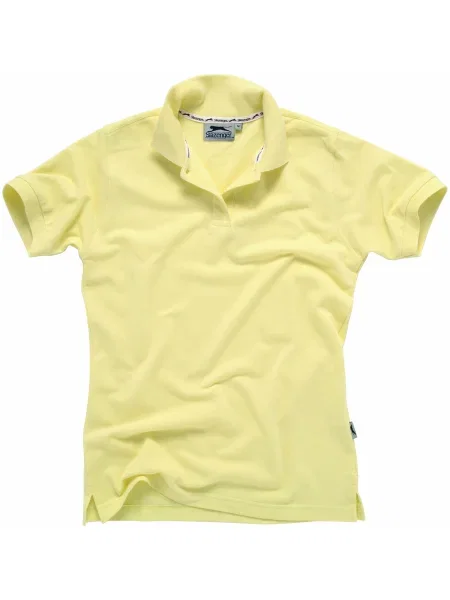 Polo Slazenger cu mâneci scurte galben