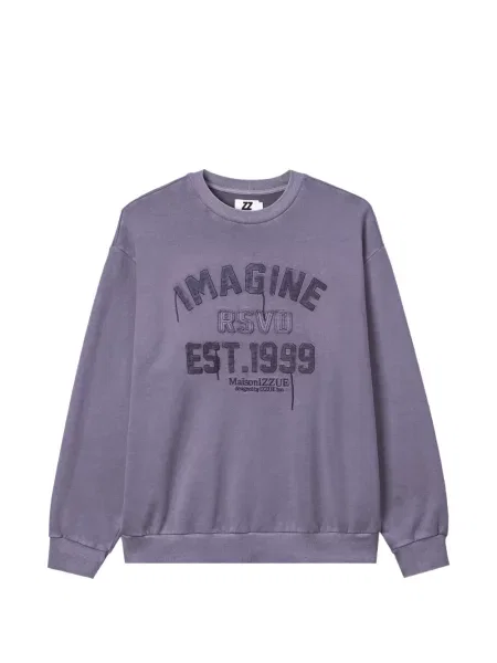 Hanorac Izzue cu broderie violet