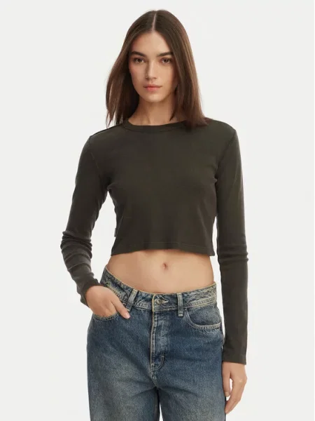 Element Блуза Icon Crop W Cropp Fit черен