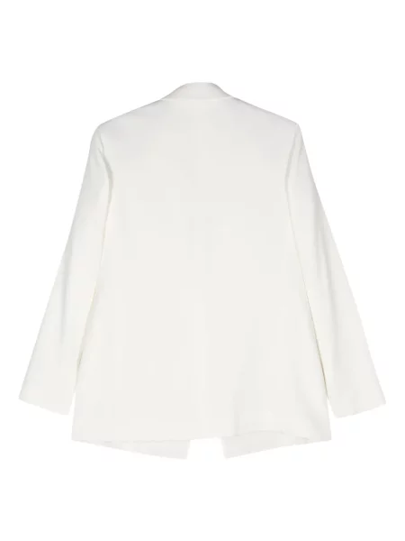Vienakrūtis švarkas Lanvin balta