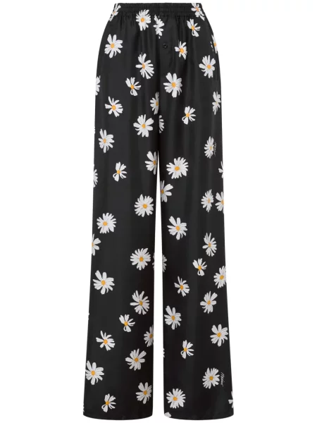 Pantaloni Moschino cu imagine negru