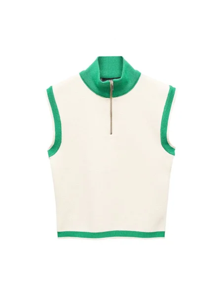 MANGO Pulover Tomas nisipiu verde