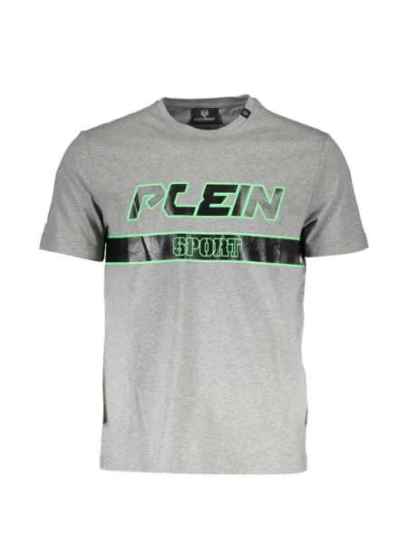 Tricou sport Plein Sport cu imagine gri
