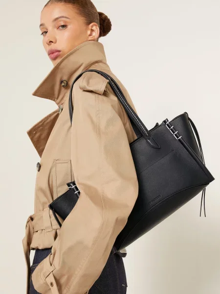 Jw Anderson Shopper Mokasíny Cabas černá bílá