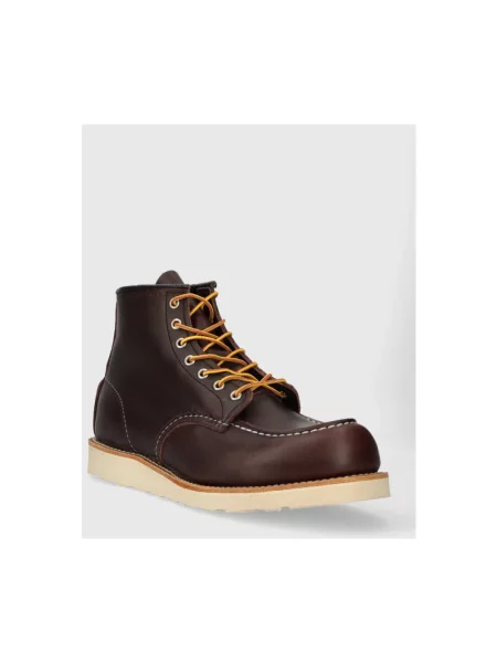 Red Wing buty skórzane Moc Toe brązowy czerwone