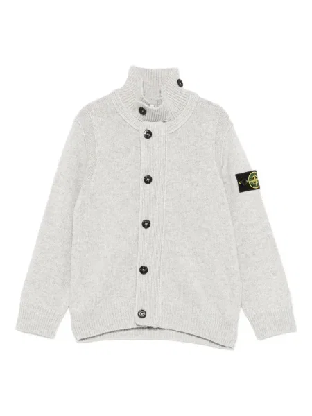 Dětské kardigan Stone Island šedý