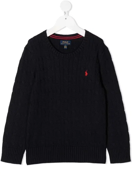 Sweter dziecięcy Polo Ralph Lauren niebieski