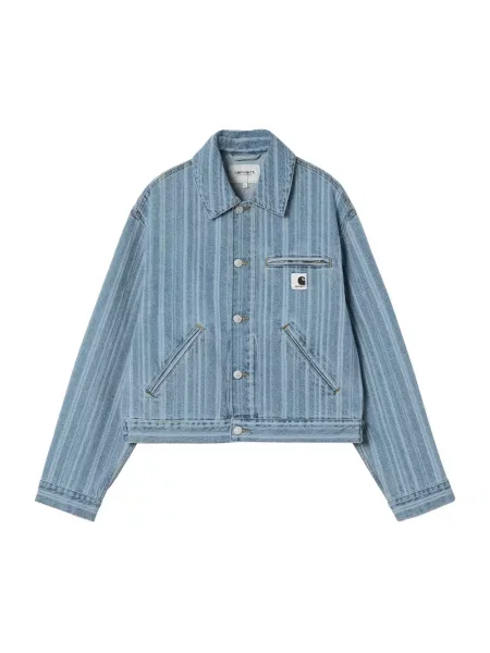 Kurtka jeansowa Carhartt Wip niebieska