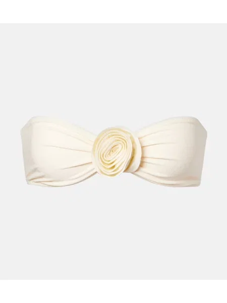 Bikini Same w kwiatki biały