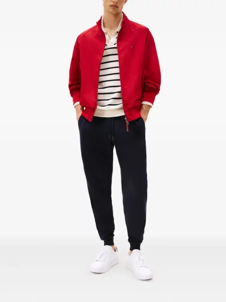 Pantaloni Tommy Hilfiger alergare cu cordon albastru