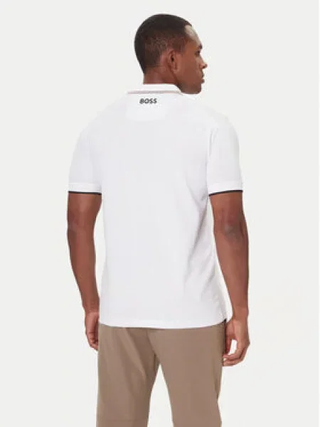 BOSS Polo marškinėliai Paddy Pro balta