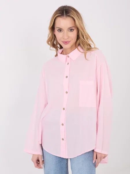 Majica z dolgimi rokavi Factory Price z dolgimi rokavi roza