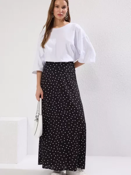 Fusta maxi Trendyol negru
