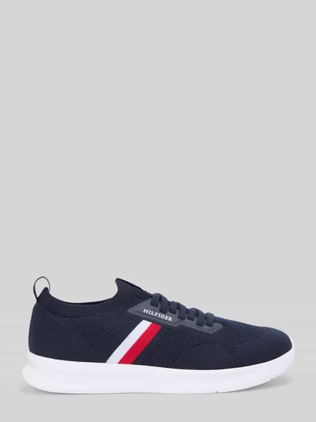 Tommy Hilfiger LIGHTWEIGHT KNITTED RUNNER sneakersy niebieskie