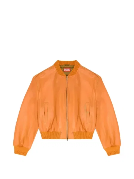 Dlouho bomber bunda Diesel oranžová