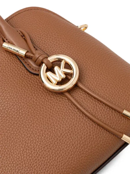 Sneakerși Michael Michael Kors cu platformă cu autograf plasă alb