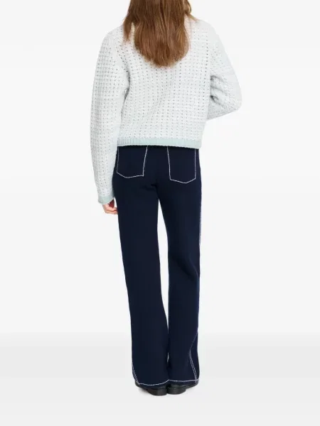 Cardigan Barrie tricotate albastru