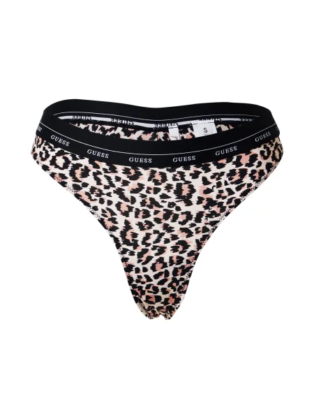 GUESS Tanga JANE pielii / bej deschis / negru / murdar alb
