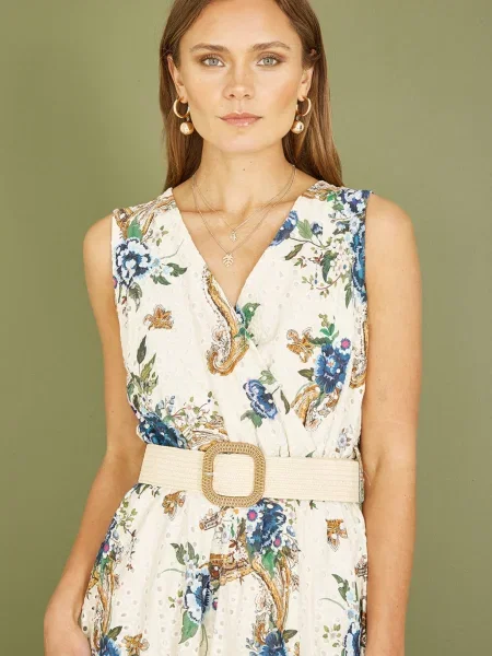Yumi Rochie alb