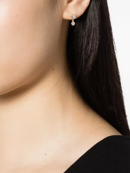 Didelis auskarai Lizzie Mandler Fine Jewelry geltona