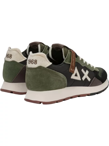 Pantofi Sun68 verde