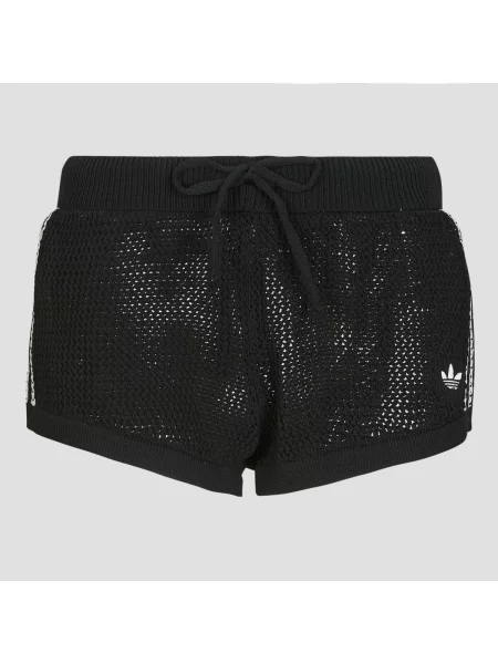 Pantaloni scurți Adidas tricotate negru