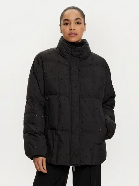 ViCOLO Geacă din puf negru