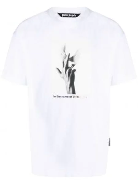 Tričko Palm Angels biela
