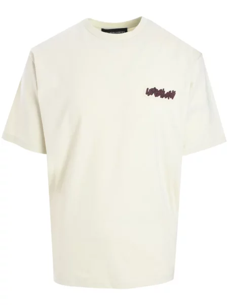 Tricou Les Benjamins cu imagine alb