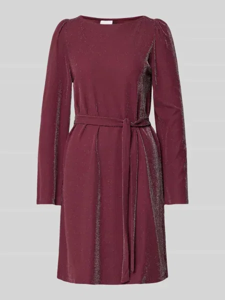 Sukienka mini z dekoltem w łódkę model ‘ELEINAS’ Vila