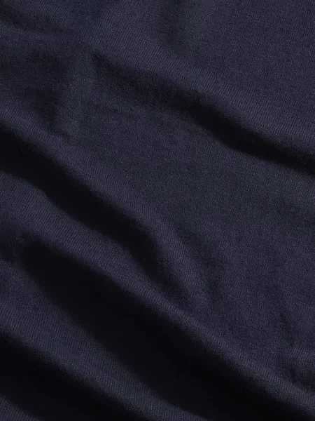 Tricou Nn07 cu decolteu în V albastru