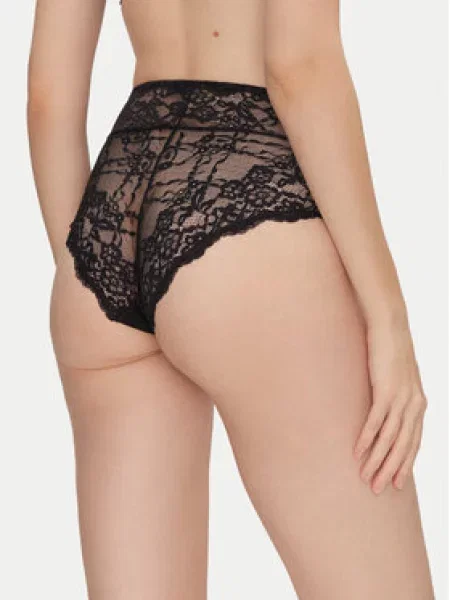 YSABEL MORA Klasične gaćice s visokim strukom crna