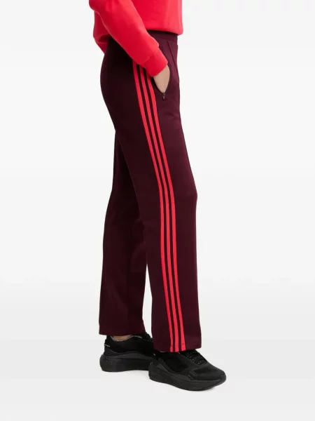 Pantaloni Adidas cu dungi cu autograf alergare albastru