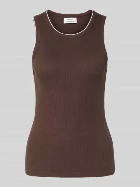 Top Opus na ramiączkach brązowy