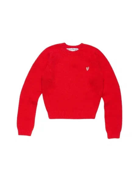 Sweter Acne Studios czerwony