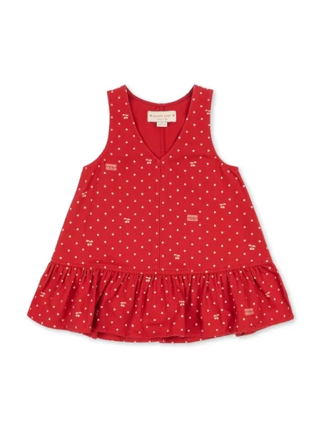Konges Sløjd haljina od pamuka MAGOT DRESS GOTS crvena